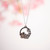 Cherry Blossom Stainless Steel Necklace