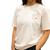 The image shows the front of this cherry blossom branch t-shirt in cream.