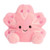 The image shows the front of a 5-inch plush cherry blossom palm-sized stuffed toy.