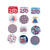 Patriotic Sticker, Set of 12