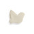 The image shows the back of a mini ceramic dove.