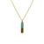 The image shows an Explorer Necklace Bar made with sand from Qumran and featuring turquoise stones.  