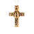 Olive Wood Cross Dimensional Ornament - Nativity with Angels