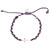250th Red White & Blue Silver Cross Bracelet