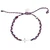 The image shows a 250th Red, White & Blue, and Silver Cross Bracelet on a flat surface.