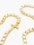 Luminous Gold Cross Tennis Necklace