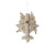 Wool Felt Cross & Flowers Ornament