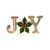 Mango Wood “Joy” with Holly Décor Shelf Sitter