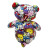 The image shows the back view of this 10" Washington DC Graffiti Eco Teddy Bear.