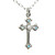 Dainty Cross White Pearl Necklace
