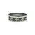 Men's Stainless Steel Black & Gold Cross Ring