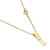 Sterling Silver Gold Plated Prayer Necklace
