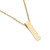 Sterling Silver Gold Plated Prayer Necklace