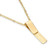 Sterling Silver Gold Plated Prayer Necklace