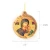 Icon Virgin Mary Olive Wood Ornament 