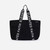 Large Elevated Faith Tote Bag, Black 