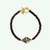 Marcasite Garnet Bicone Bracelet 