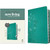 NLT Compact Giant Print Bible, Floral Teal