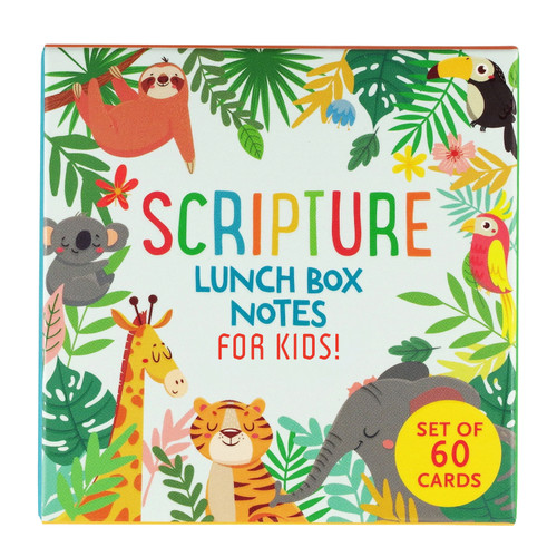 Scripture Lunch Box Notes for Kids | 60 Inspirational Bible Cards for ...
