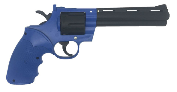 Galaxy G36 Revolver spring powered 6-inch barrel in blue