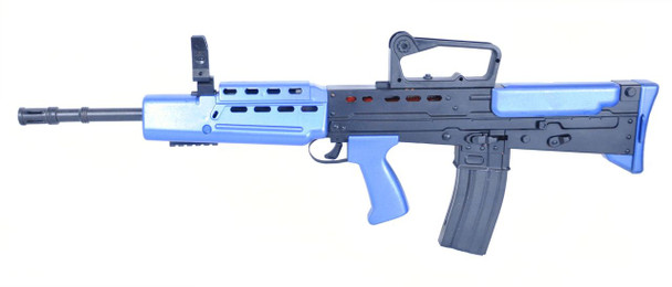 vigor L85A1 SA80 type spring rifle in blue
