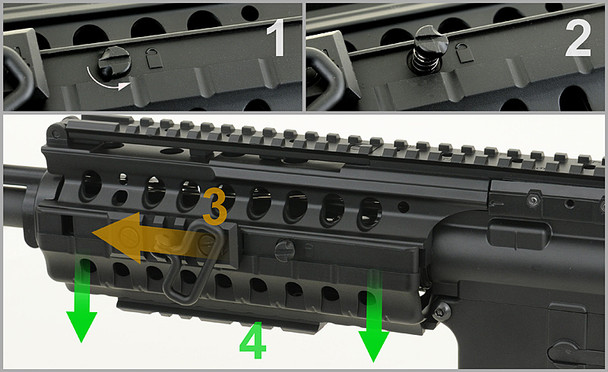 Cyma CM508 M4 SIR System in Black