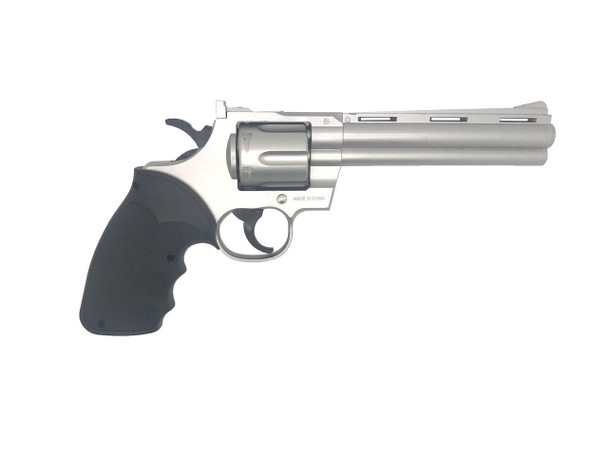 Galaxy G36 Revolver spring powered 6-inch barrel in Silver