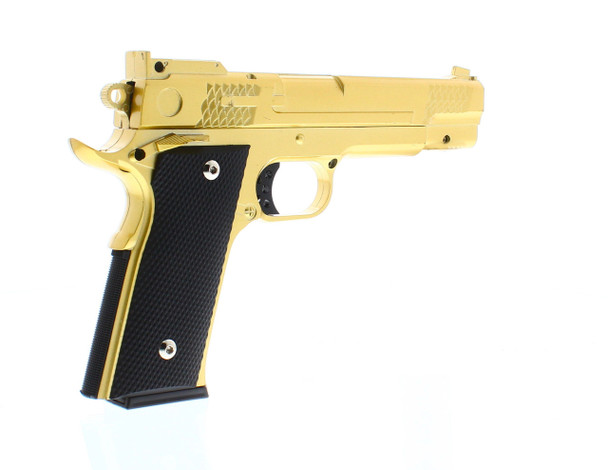 Galaxy G20 Full Scale M945 Pistol in Full Metal in Gold