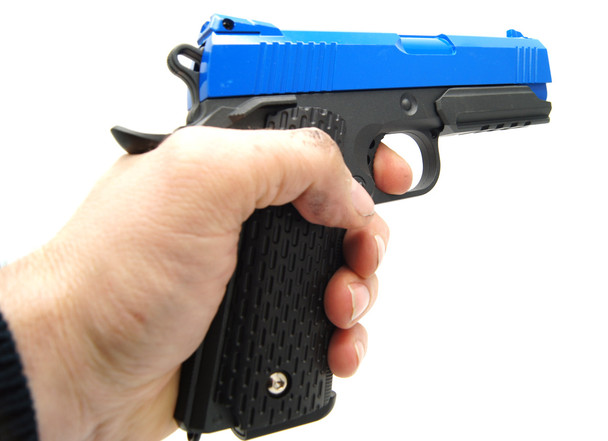 Galaxy G25 K Warrior Metal pistol With Rail Gold