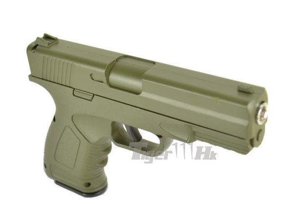 Galaxy G39 Full Scale Pistol in Full Metal in Green
