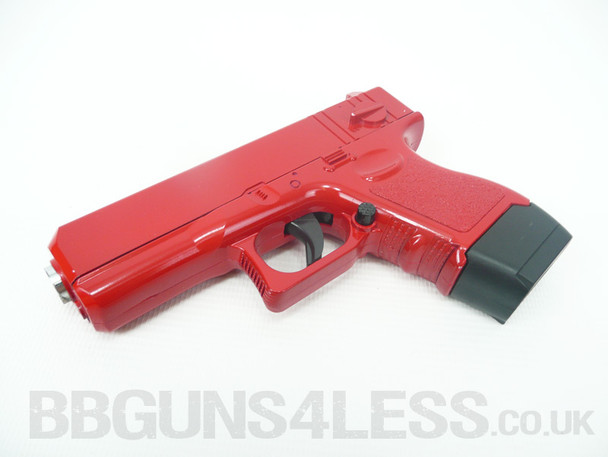 Galaxy G16 Full Metal spring Pistol  in Red