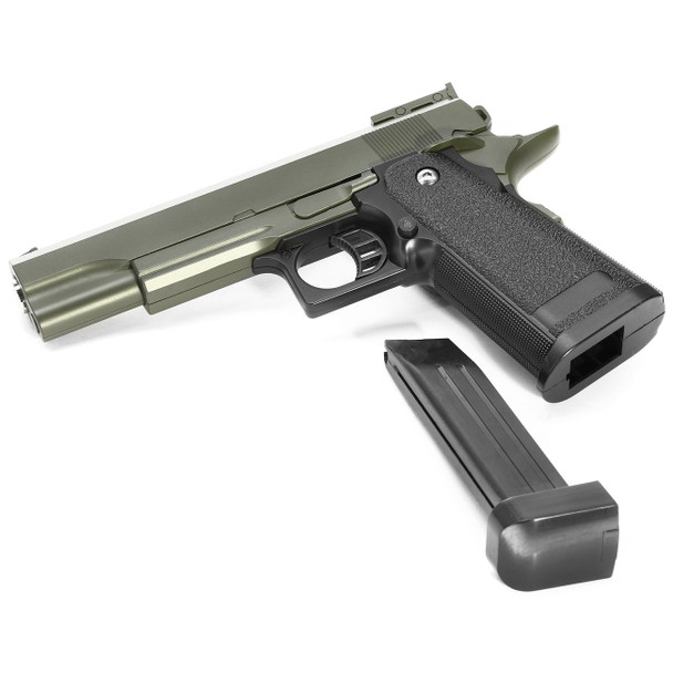 Galaxy G6 M1911 Metal Pistol BB Gun in Green