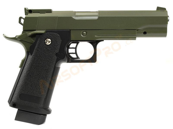 Galaxy G6 M1911 Metal Pistol BB Gun in Green