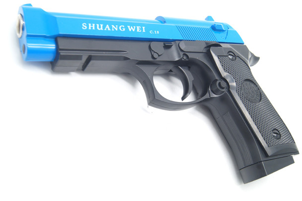 CYMA C18 - Replica M92 Full Metal Spring Pistol BB Gun in Blue