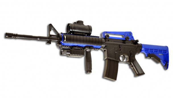 Double Eagle M83 A2 Electric BB Gun in Blue