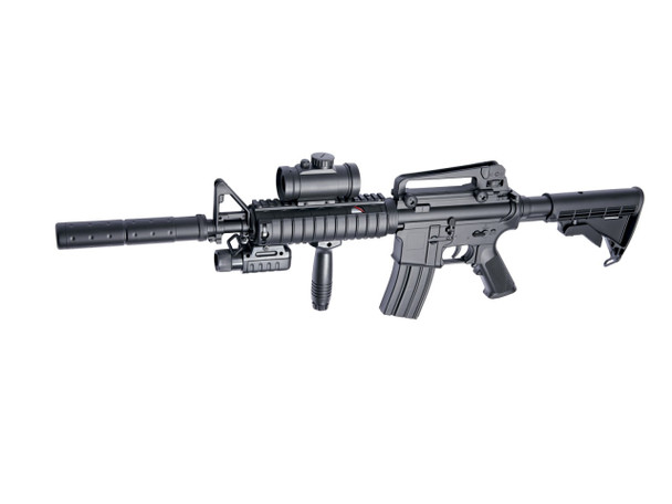 ASG DS4 M4 Carbine Airsoft AEG Gun Rifle in Black