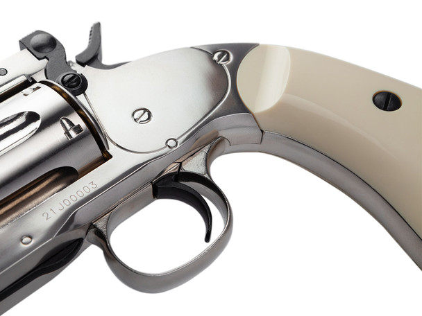 ASG Schofield 6" Airsoft Revolver in Silver with Ivory Grip (19795)