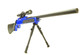 Cyma ZM51 bolt action sniper rifle with scope & bipod in Blue