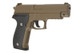 Galaxy G26D P226 Full Scale Metal pistol With Rail in Tan