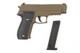 Galaxy G26D P226 Full Scale Metal pistol With Rail in Tan