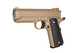 Galaxy G25 K Warrior Metal pistol With Rail in Tan