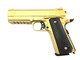 Galaxy G25 K Warrior Metal pistol With Rail Gold