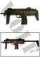 Tokyo Marui MP7A1 Compact AEP SMG Airsoft Rifle in Black