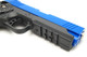 Galaxy G25H Full Metal Spring Pistol With Holster in Blue