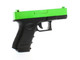 Galaxy G15 Full Metal Spring Pistol in Radioactive green