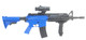 Well D2810 M4 Fully Auto Electric Rifle in Blue