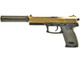 Double Eagle M23 Spring BB Gun Pistol in Gold