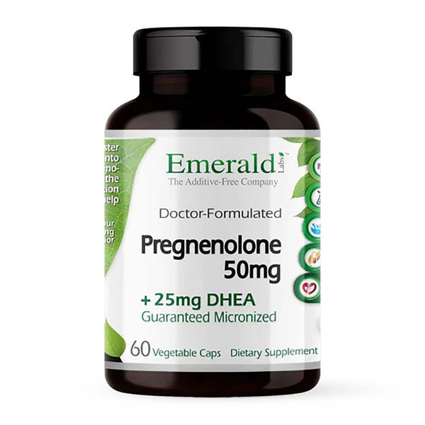 Emerald Labs Pregnenolone 50mg + DHEA 25mg