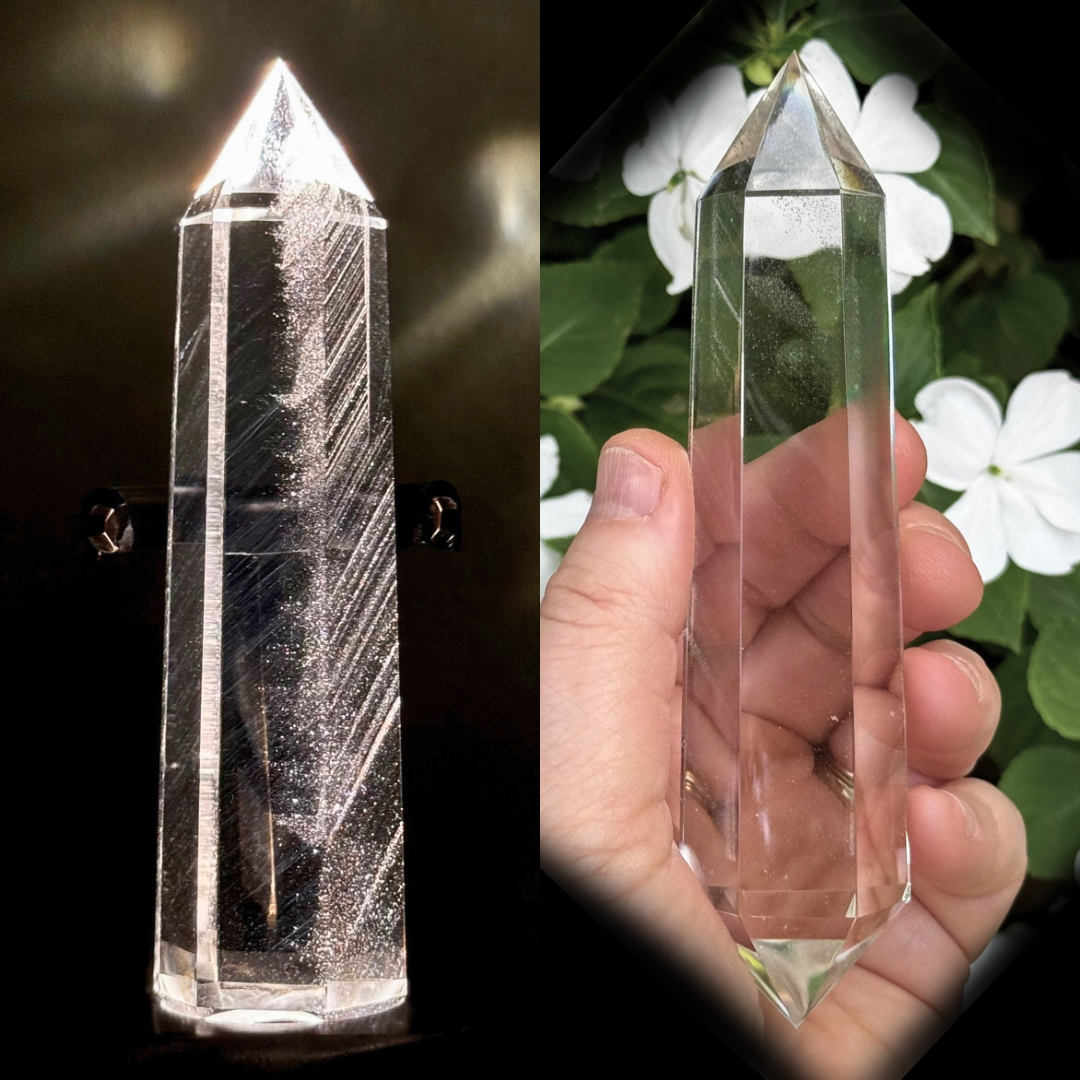 Vogel Wand Blue Rays, Floating Crystals, and Angel Hair Rutile - 6 ...
