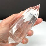 Large Clear Quartz Crystal Wand Generator - 12 Facets